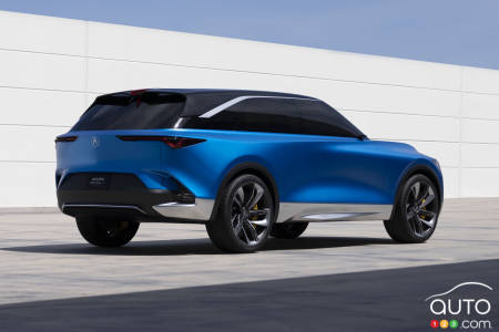 Arrière de l'Acura Precision EV Concept